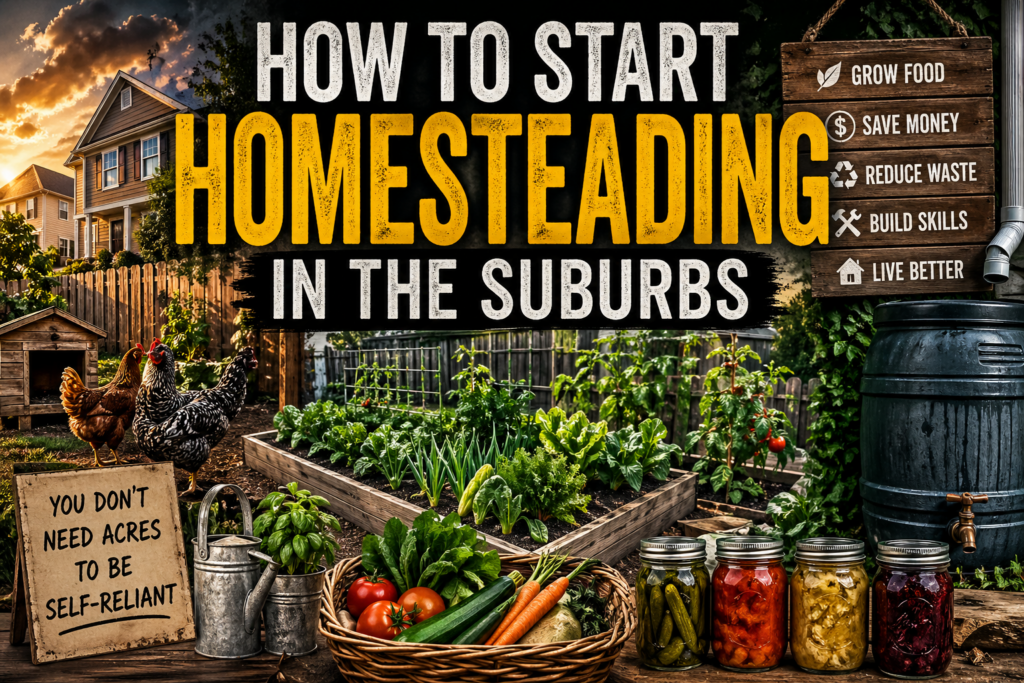 suburban homesteaders