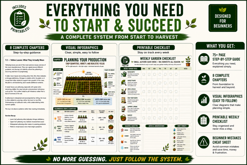 Zone 5B vegetable garden planner preview page