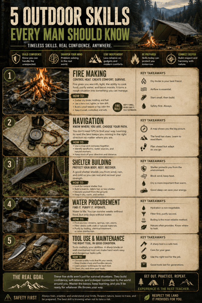 5 Skills Men Should Know