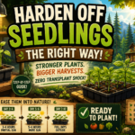 the right way to harden seedlings