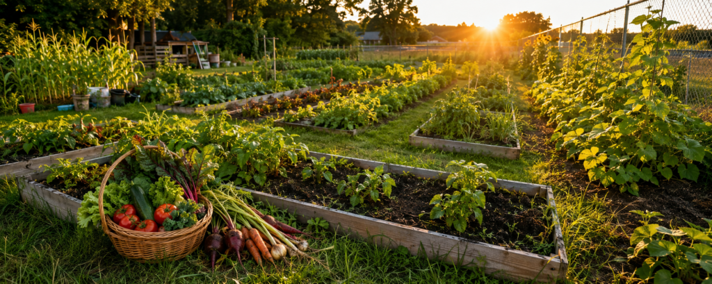 This is a great picture of a beautiful garden